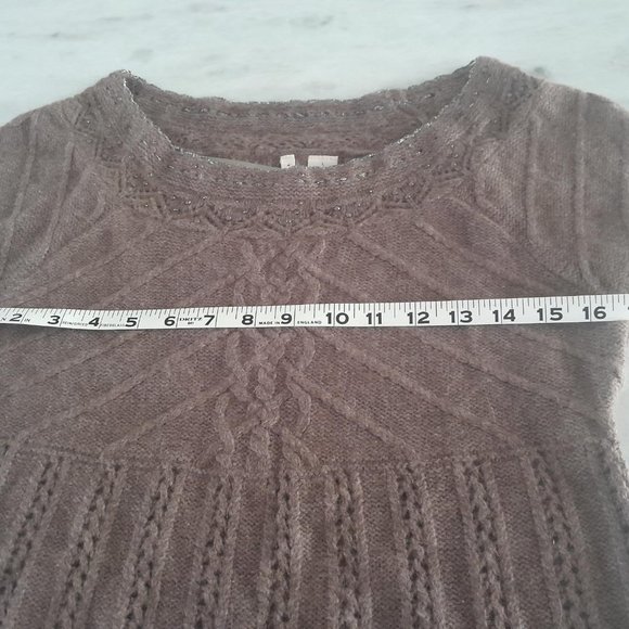 Anthropologie Moth crop sweater Size L New with Tags - Picture 8 of 11